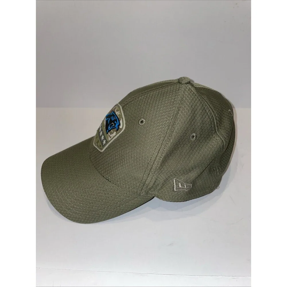 Carolina Panthers 39 Thirty Salute To Service Stretch Band Fitted Ball Cap M/L